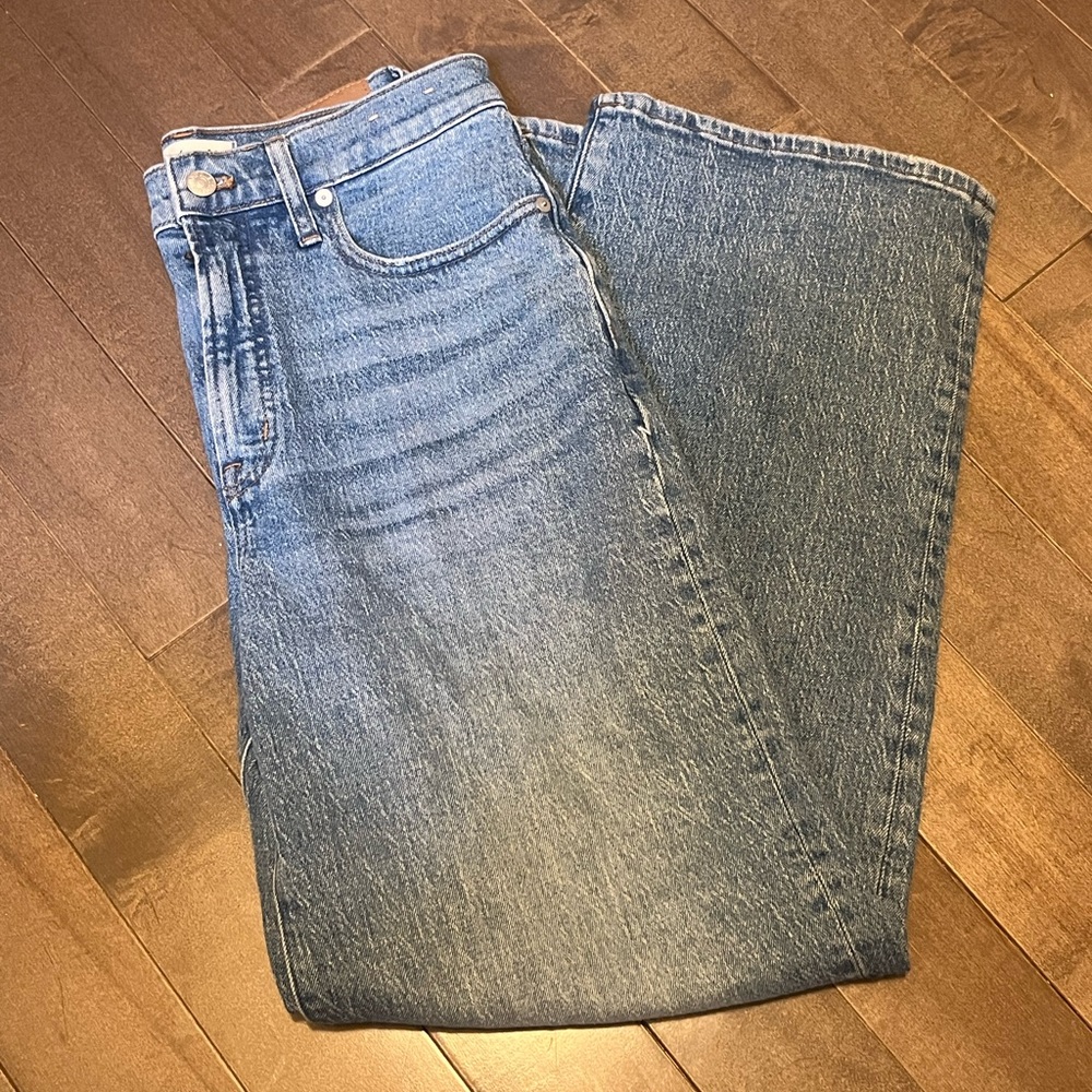 Madewell Perfect Vintage Wide Leg Jean Size 28